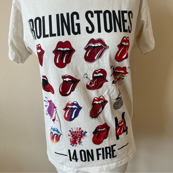 The Rolling Stones 14 on fire tour 2014 band tee 825 - Picture 4 of 8